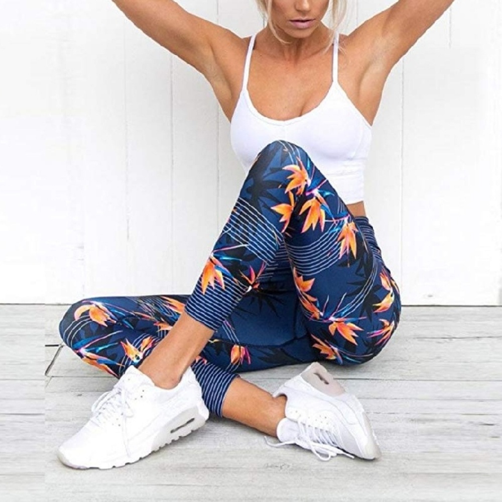 High waisted athletic leggings